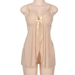 LOVE AND VIBES Nuisette Brodée élégante Et Sexy -Sextoys boutique nuisette brodee elegante et sexy 13