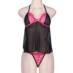 LOVE AND VIBES Nuisette Courte Sexy Babydoll -Sextoys boutique nuisette courte sexy babydoll 10