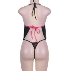LOVE AND VIBES Nuisette Courte Sexy Babydoll -Sextoys boutique nuisette courte sexy babydoll 12