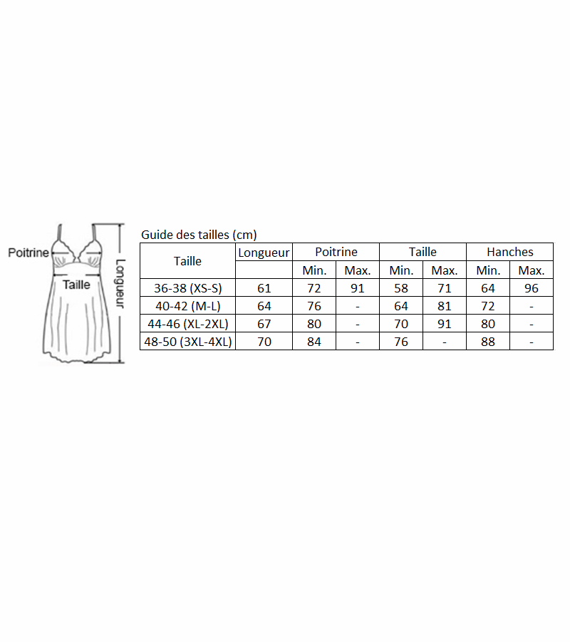 LOVE AND VIBES Nuisette Courte Transparente à Lacets 10 LOVE AND VIBES Nuisette Courte Transparente à Lacets – Image 10