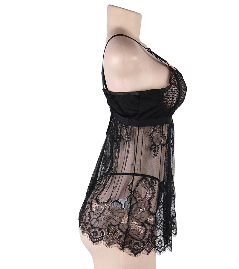 LOVE AND VIBES Nuisette élégante Et Sexy à Dentelle 12 LOVE AND VIBES Nuisette élégante Et Sexy à Dentelle – Image 12