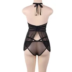 LOVE AND VIBES Nuisette En Dentelle à Large Décolleté -Sextoys boutique nuisette en dentelle a large decollete 14