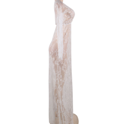 LOVE AND VIBES Nuisette Longue à Dentelle Et Motifs élégants -Sextoys boutique nuisette longue a dentelle et motifs elegants 22