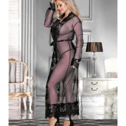 LOVE AND VIBES Nuisette Longue Effet Total Nude 40 LOVE AND VIBES Nuisette Longue Effet Total Nude -Sextoys boutique nuisette longue effet total nude 14