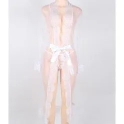 LOVE AND VIBES Nuisette Longue Effet Total Nude 48 LOVE AND VIBES Nuisette Longue Effet Total Nude -Sextoys boutique nuisette longue effet total nude 22