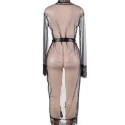 LOVE AND VIBES Nuisette Longue Effet Total Nude 53 LOVE AND VIBES Nuisette Longue Effet Total Nude -Sextoys boutique nuisette longue effet total nude 27