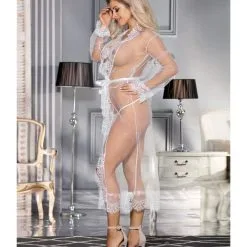 LOVE AND VIBES Nuisette Longue Effet Total Nude 35 LOVE AND VIBES Nuisette Longue Effet Total Nude -Sextoys boutique nuisette longue effet total nude 9