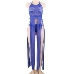 LOVE AND VIBES Nuisette Longue élégante Deux Pièces -Sextoys boutique nuisette longue elegante deux pieces 22