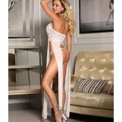 LOVE AND VIBES Nuisette Longue élégante Deux Pièces -Sextoys boutique nuisette longue elegante deux pieces 5