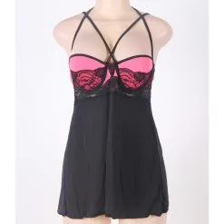 LOVE AND VIBES Nuisette Noire Ouverte à L'arrière 30 LOVE AND VIBES Nuisette Noire Ouverte à L'arrière -Sextoys boutique nuisette noire ouverte a l arriere 17