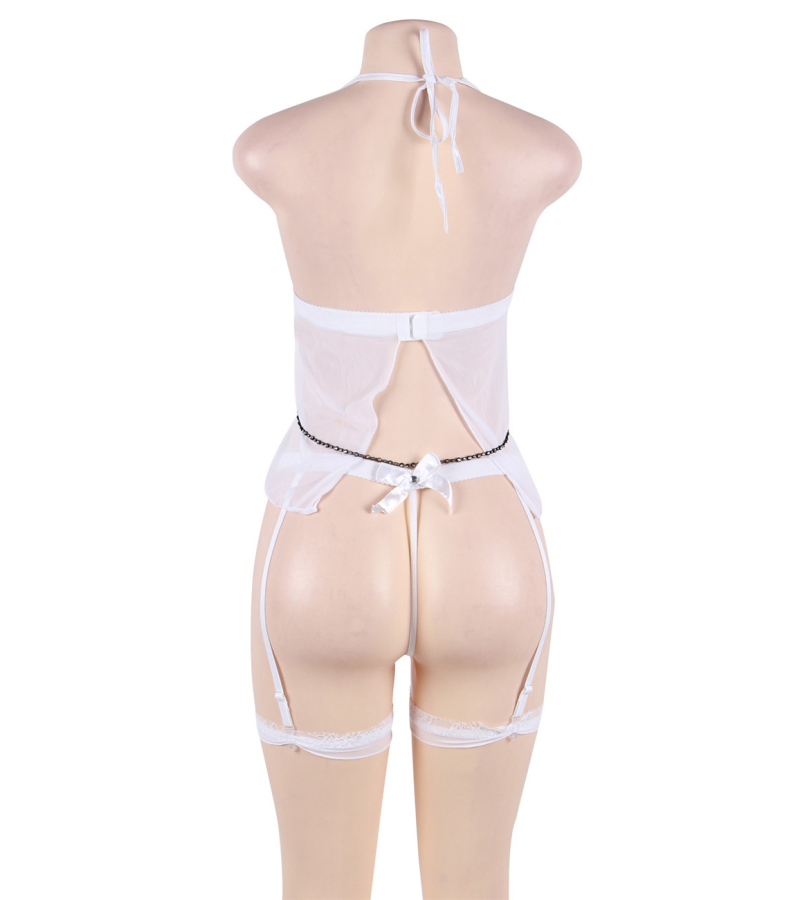 LOVE AND VIBES Nuisette Ouverte Effet Jarretelle 17 LOVE AND VIBES Nuisette Ouverte Effet Jarretelle – Image 17