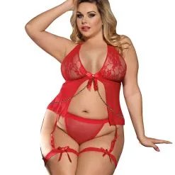 LOVE AND VIBES Nuisette Ouverte Effet Jarretelle 20 LOVE AND VIBES Nuisette Ouverte Effet Jarretelle -Sextoys boutique nuisette ouverte effet jarretelle 5