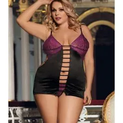 LOVE AND VIBES Nuisette Sexy à Bandeau -Sextoys boutique nuisette sexy a bandeau 5