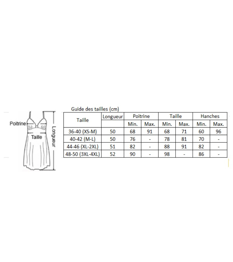 LOVE AND VIBES Nuisette Sexy à Double Soutien-gorge 10 LOVE AND VIBES Nuisette Sexy à Double Soutien-gorge – Image 10