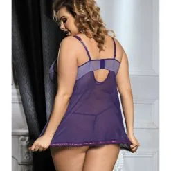 LOVE AND VIBES Nuisette Sexy à Double Soutien-gorge 15 LOVE AND VIBES Nuisette Sexy à Double Soutien-gorge -Sextoys boutique nuisette sexy a double soutien gorge 8