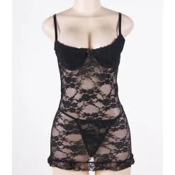 LOVE AND VIBES Nuisette Sexy à Fleurs -Sextoys boutique nuisette sexy a fleurs 17