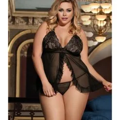 LOVE AND VIBES Nuisette Sexy Délice à Fine Dentelle -Sextoys boutique nuisette sexy delice a fine dentelle 10