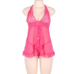 LOVE AND VIBES Nuisette Sexy Délice à Fine Dentelle -Sextoys boutique nuisette sexy delice a fine dentelle 17