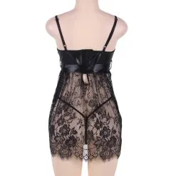 LOVE AND VIBES Nuisette Sexy Dentelle Et Ruban 47 LOVE AND VIBES Nuisette Sexy Dentelle Et Ruban -Sextoys boutique nuisette sexy dentelle et ruban 24