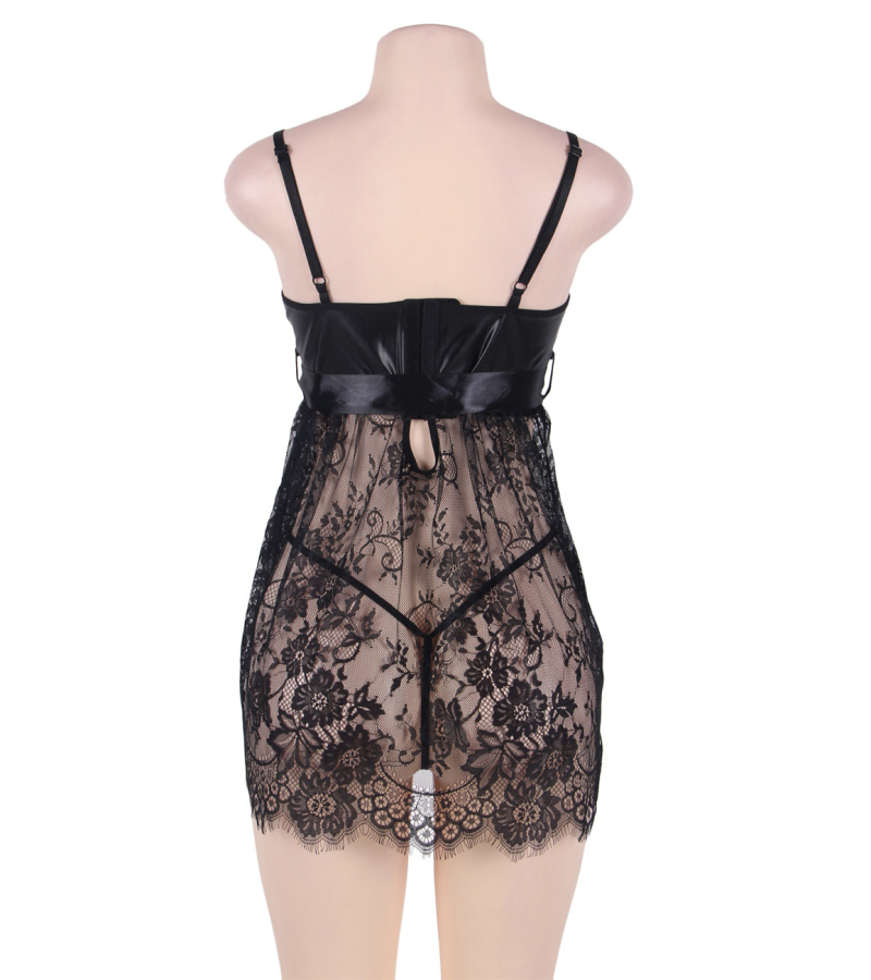 LOVE AND VIBES Nuisette Sexy Dentelle Et Ruban 22 LOVE AND VIBES Nuisette Sexy Dentelle Et Ruban – Image 22