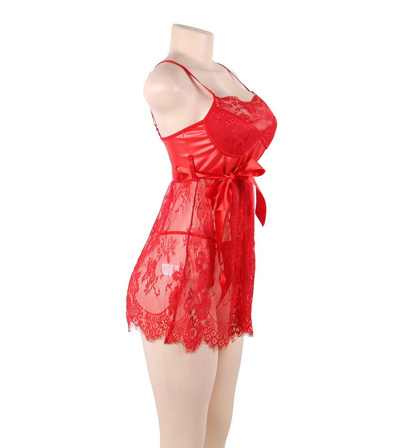 LOVE AND VIBES Nuisette Sexy Dentelle Et Ruban 24 LOVE AND VIBES Nuisette Sexy Dentelle Et Ruban – Image 24