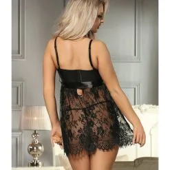 LOVE AND VIBES Nuisette Sexy Dentelle Et Ruban 30 LOVE AND VIBES Nuisette Sexy Dentelle Et Ruban -Sextoys boutique nuisette sexy dentelle et ruban 7