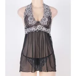 LOVE AND VIBES Nuisette Transparente à Fleurs 30 LOVE AND VIBES Nuisette Transparente à Fleurs -Sextoys boutique nuisette transparente a fleurs 17