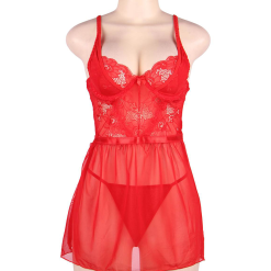 LOVE AND VIBES Nuisette Ultra Sexy Beau Décolleté Dentelle -Sextoys boutique nuisette ultra sexy beau decollete dentelle 16