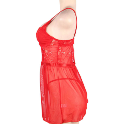 LOVE AND VIBES Nuisette Ultra Sexy Beau Décolleté Dentelle -Sextoys boutique nuisette ultra sexy beau decollete dentelle 17