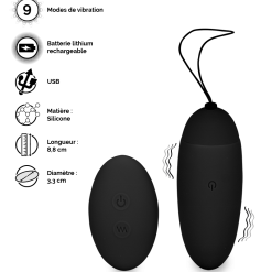 LOVE AND VIBES Oeuf Vibrant Télécommandé Ada 16 LOVE AND VIBES Oeuf Vibrant Télécommandé Ada -Sextoys boutique oeuf vibrant telecommande ada 9