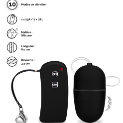 LOVE AND VIBES Oeuf Vibrant Télécommande Brava - M -Sextoys boutique oeuf vibrant telecommande brava m 5