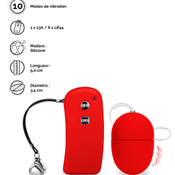 LOVE AND VIBES Oeuf Vibrant Télécommandé Brava - S -Sextoys boutique oeuf vibrant telecommande brava s 24