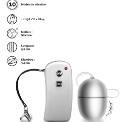 LOVE AND VIBES Oeuf Vibrant Télécommandé Brava - S -Sextoys boutique oeuf vibrant telecommande brava s 29