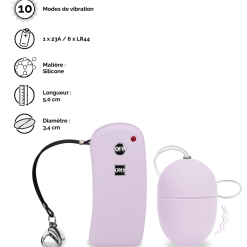 LOVE AND VIBES Oeuf Vibrant Télécommandé Brava - S -Sextoys boutique oeuf vibrant telecommande brava s 9