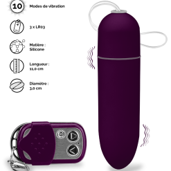 LOVE AND VIBES Oeuf Vibrant Télécommandé XXL -Sextoys boutique oeuf vibrant telecommande xxl 11