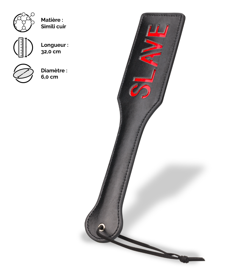 LOVE AND VIBES Paddle BDSM En Simili Cuir Slave 2 LOVE AND VIBES Paddle BDSM En Simili Cuir Slave – Image 2