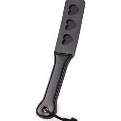 LOVE AND VIBES Paddle BDSM En Similicuir Avec Cœurs