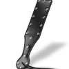 LOVE AND VIBES Paddle BDSM Noir Cuir Et Rivets