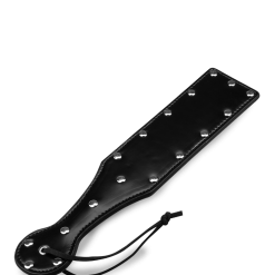 LOVE AND VIBES Paddle BDSM Noir Cuir Et Rivets -Sextoys boutique paddle bdsm noir cuir et rivets 6