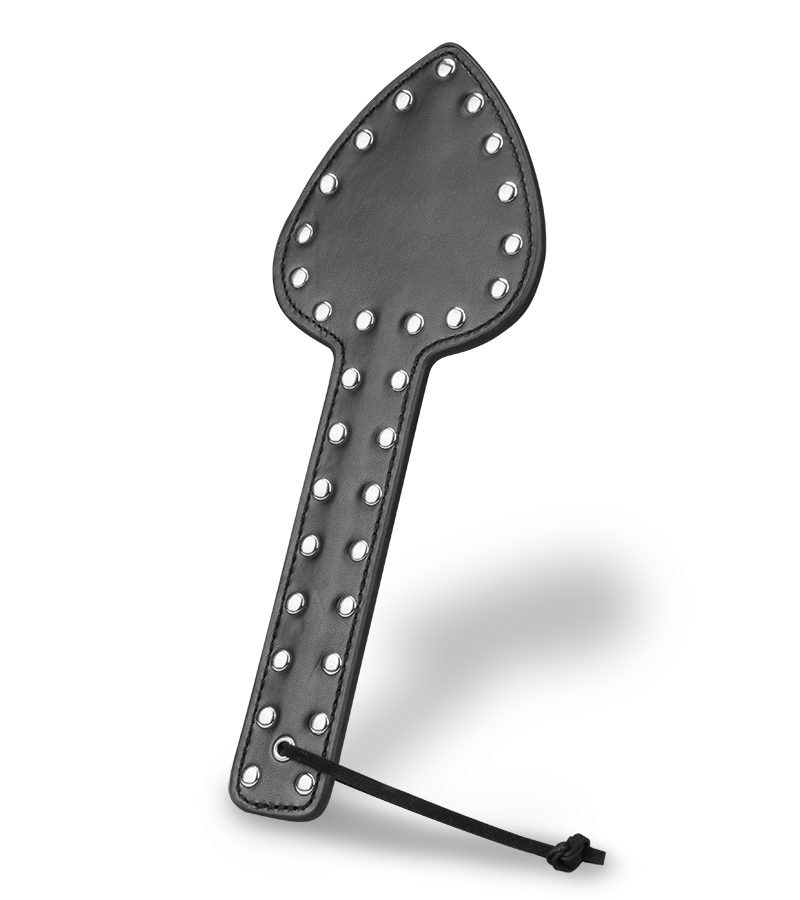 LOVE AND VIBES Paddle Simili Cuir Et Rivets Spade 1 LOVE AND VIBES Paddle Simili Cuir Et Rivets Spade