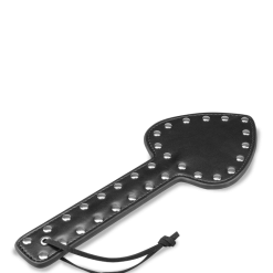 LOVE AND VIBES Paddle Simili Cuir Et Rivets Spade 7 LOVE AND VIBES Paddle Simili Cuir Et Rivets Spade -Sextoys boutique paddle simili cuir et rivets spade 5