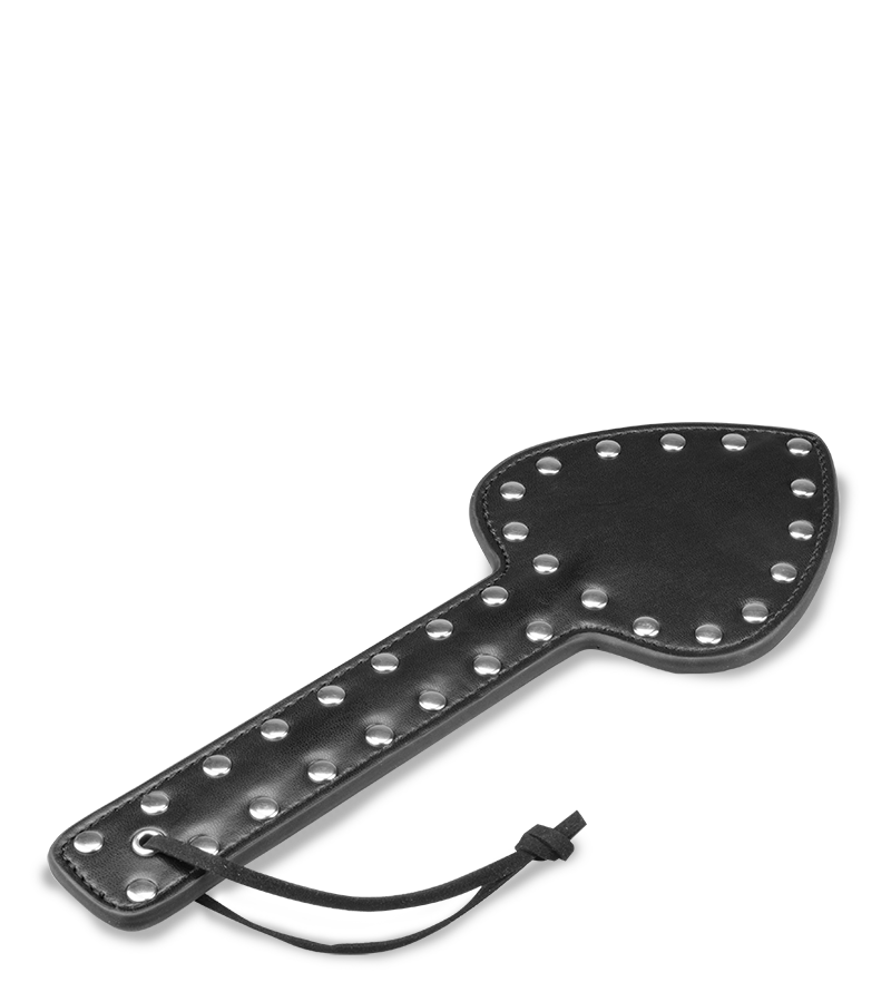 LOVE AND VIBES Paddle Simili Cuir Et Rivets Spade 3 LOVE AND VIBES Paddle Simili Cuir Et Rivets Spade – Image 3