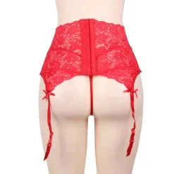 LOVE AND VIBES Panty Porte-jarretelles Fleuri -Sextoys boutique panty porte jarretelles fleuri 12