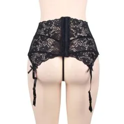 LOVE AND VIBES Panty Porte-jarretelles Fleuri -Sextoys boutique panty porte jarretelles fleuri 9