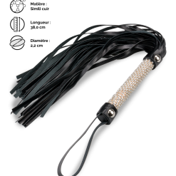 LOVE AND VIBES Petit Martinet à Strass -Sextoys boutique petit martinet a strass 10