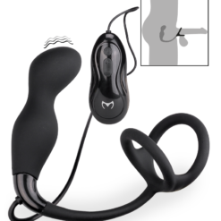LOVE AND VIBES Petit Stimulateur De Prostate Avec Double Cockring Remember
