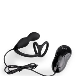 LOVE AND VIBES Petit Stimulateur De Prostate Avec Double Cockring Remember -Sextoys boutique petit stimulateur de prostate avec double cockring remember 8