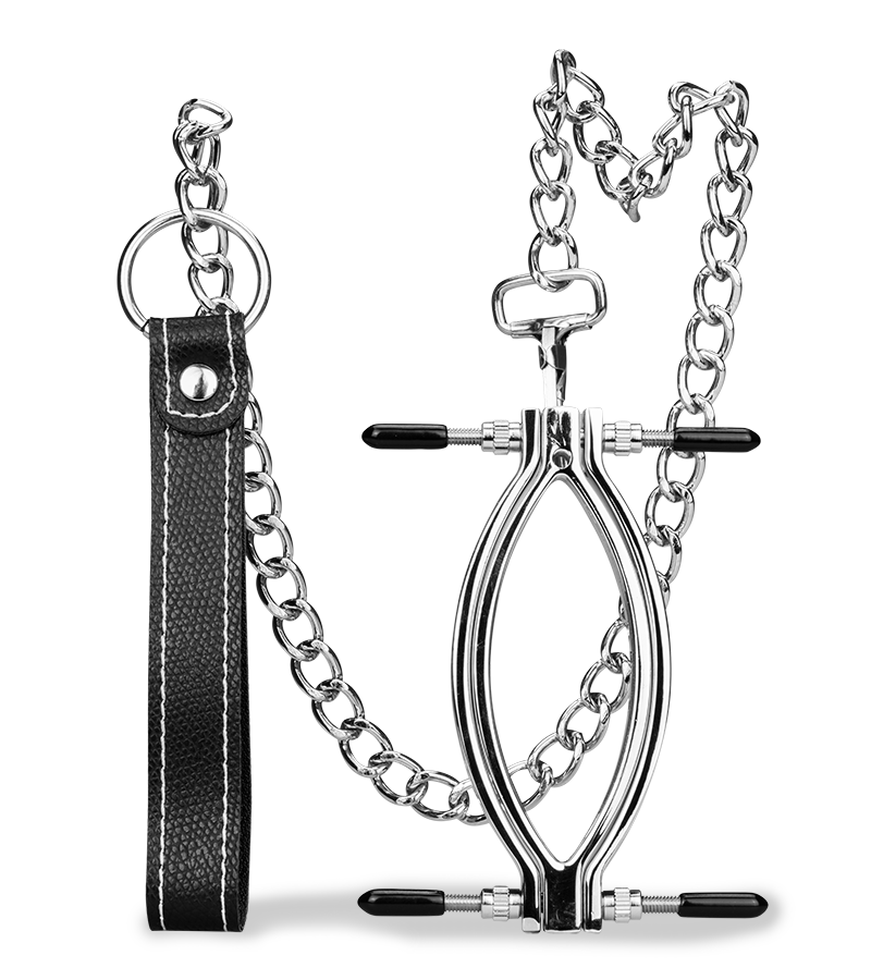 LOVE AND VIBES Pince à Vagin En Acier Inoxydable + Laisse 4 LOVE AND VIBES Pince à Vagin En Acier Inoxydable + Laisse – Image 4