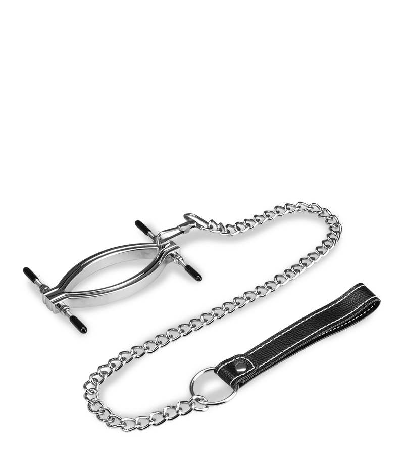 LOVE AND VIBES Pince à Vagin En Acier Inoxydable + Laisse 7 LOVE AND VIBES Pince à Vagin En Acier Inoxydable + Laisse – Image 7