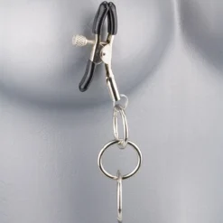 LOVE AND VIBES Pinces à Seins 3 Anneaux Métal -Sextoys boutique pinces a seins 3 anneaux metal 5